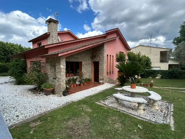 Vista exterior de Casa o chalet en venta en Santa Maria de Palautordera con Aire acondicionado, Calefacción y Jardín privado