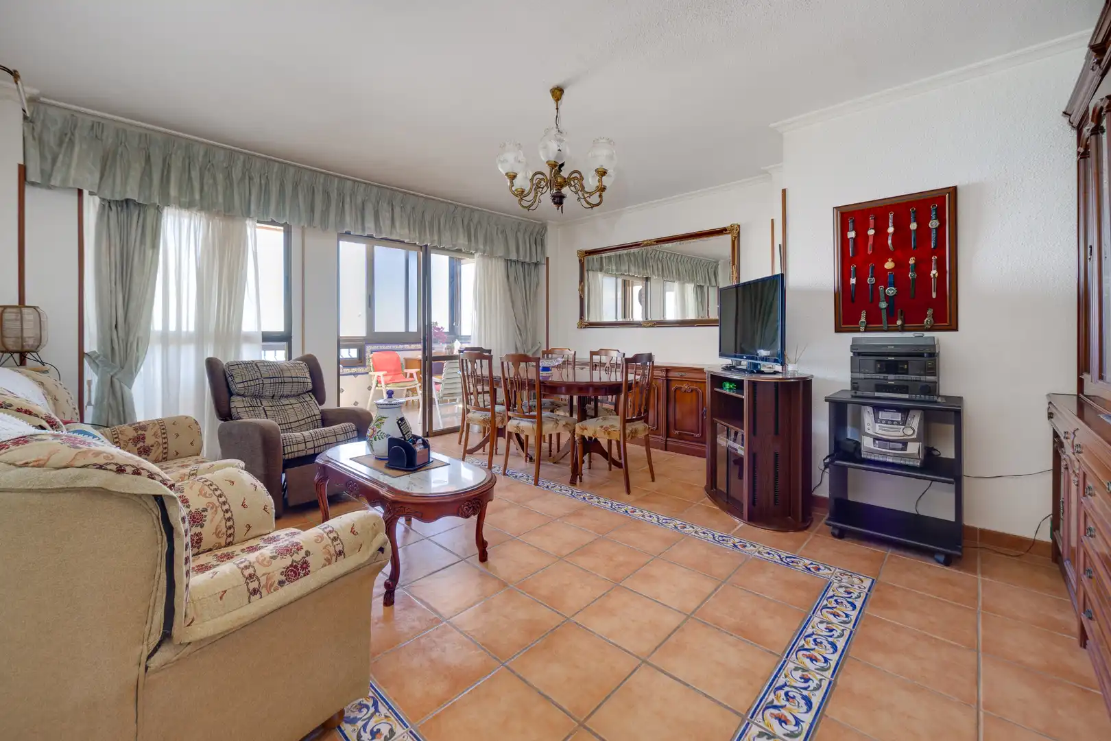 Sala de estar de Piso en venta en El Campello con Terraza