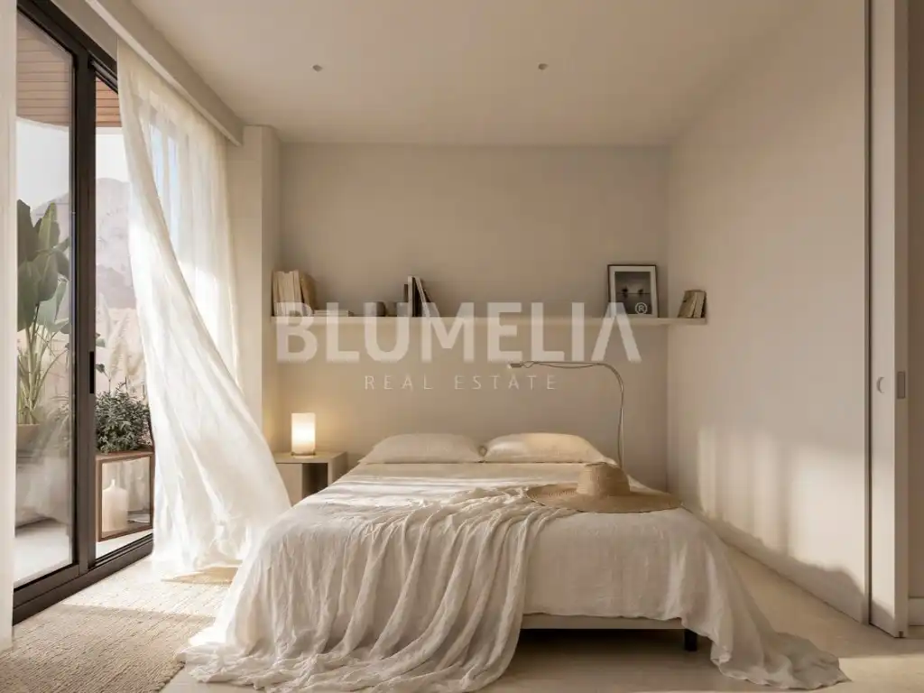Habitación de Apartamento en venta en Calpe / Calp con Aire acondicionado, Calefacción y Jardín privado