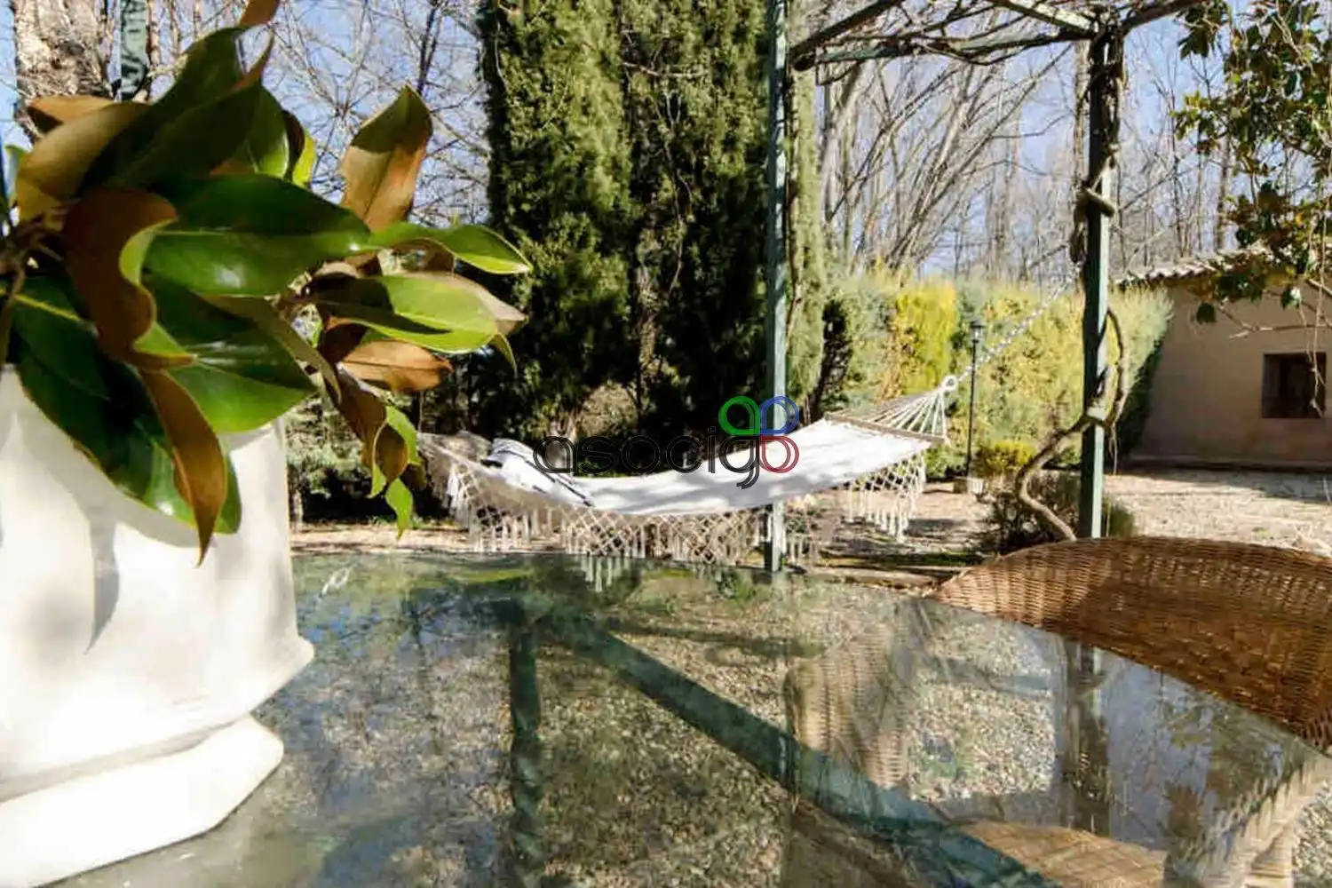 Jardín de Casa o chalet en venta en Heras de Ayuso con Jardín privado, Terraza y Piscina