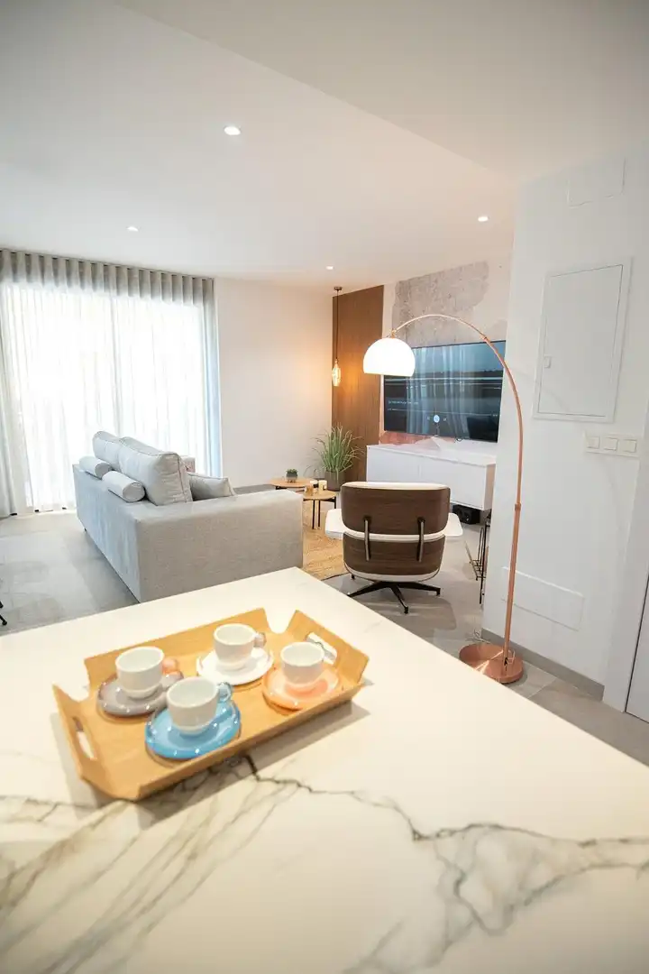 Sala de estar de Apartamento en venta en San Pedro del Pinatar con Jardín privado, Terraza y Balcón