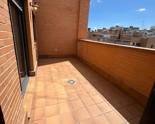 Terrace of Attic to rent in  Madrid Capital  with Air Conditioner, Heating and Private garden