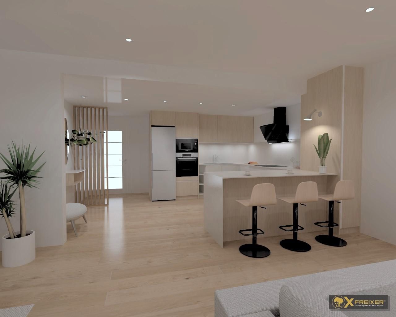 Kitchen of Flat for sale in Pineda de Mar  with Air Conditioner, Heating and Terrace