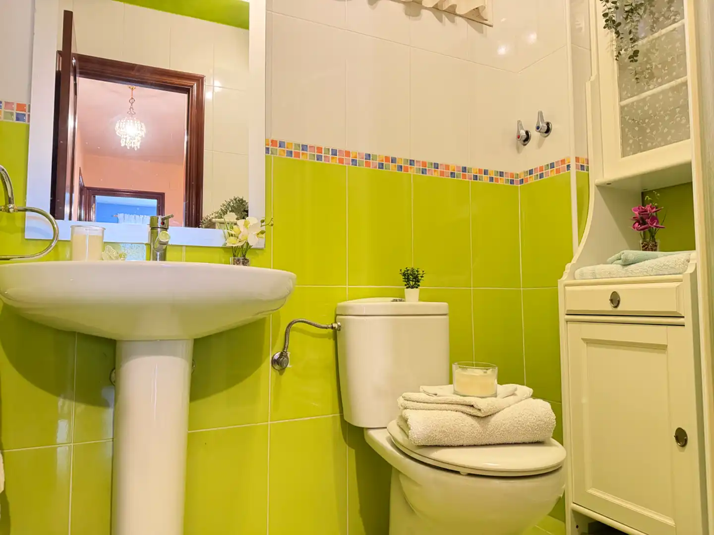 Baño de Dúplex en venta en Corvera de Asturias con Calefacción, Parquet y Trastero