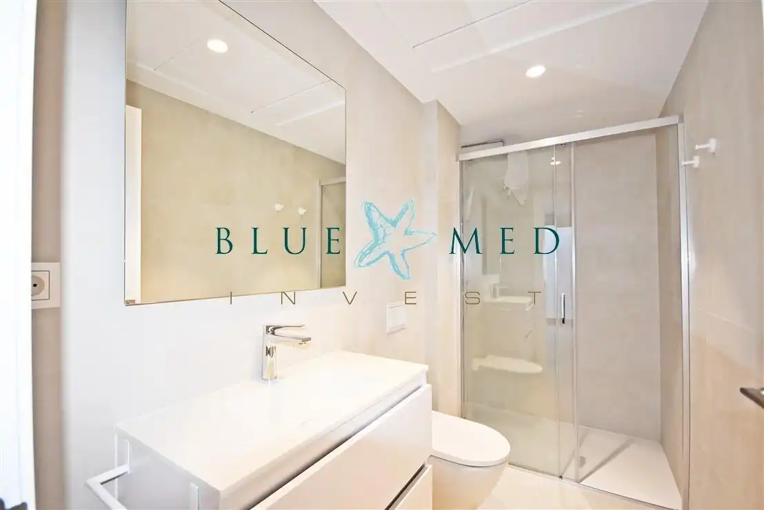 Baño de Casa o chalet en venta en Mazarrón con Aire acondicionado, Calefacción y Jardín privado