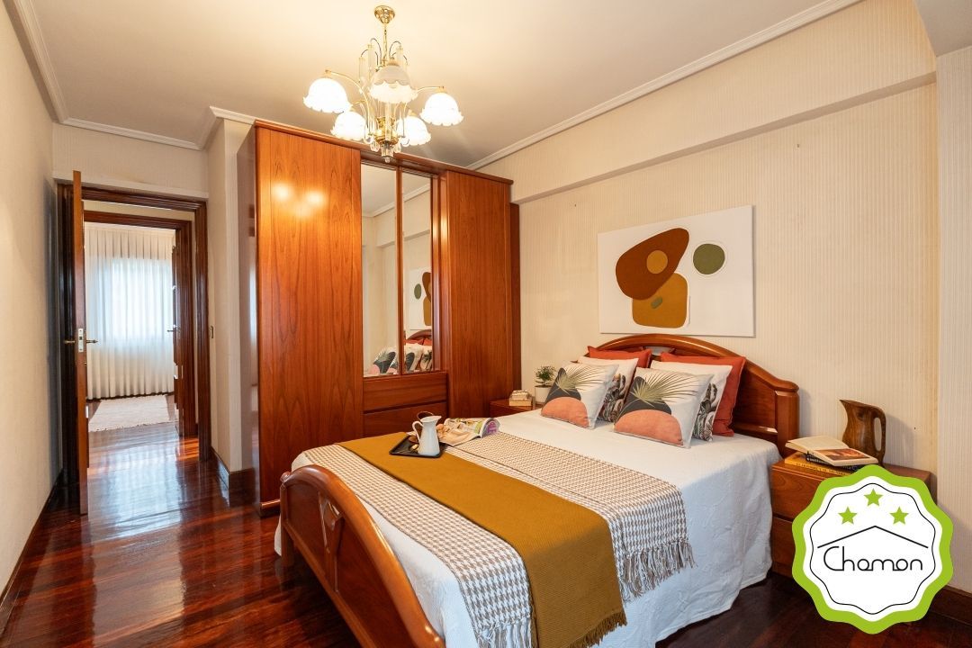 Bedroom of Flat for sale in Basauri   with Heating, Terrace and Storage room