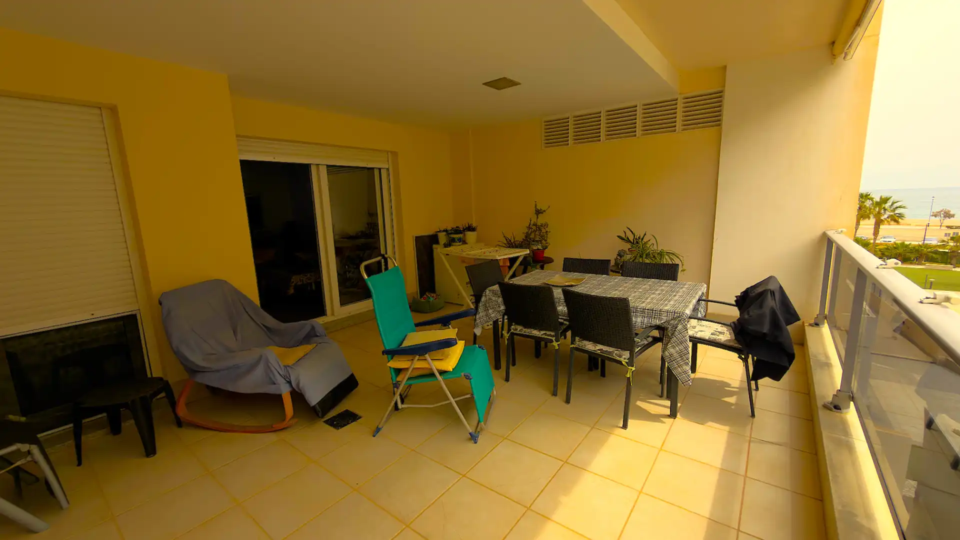 Terrace of Flat for sale in Roquetas de Mar  with Air Conditioner, Heating and Terrace