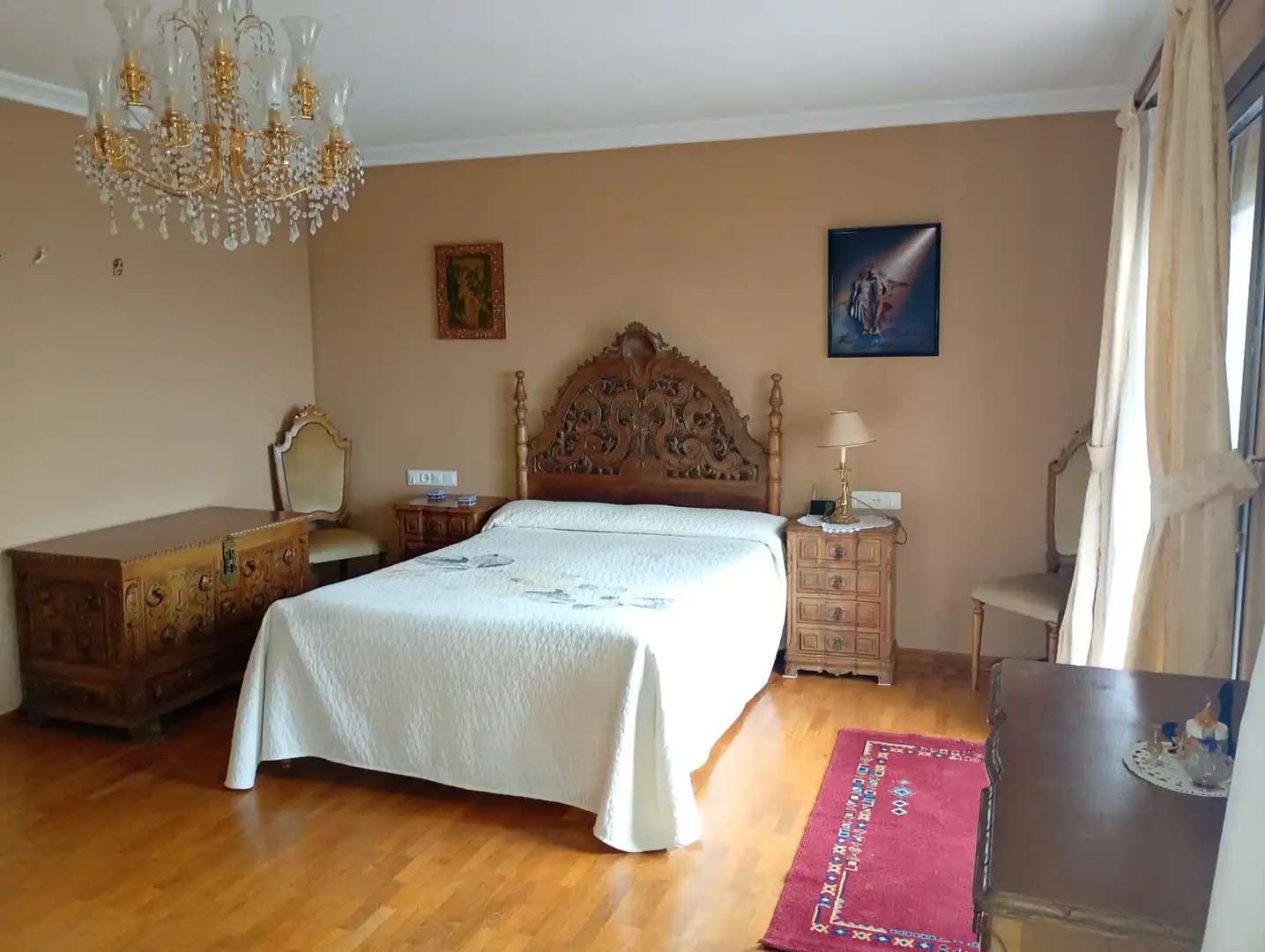 Dormitori de Casa adosada en venda en Gijón  amb Calefacció, Jardí privat i Terrassa