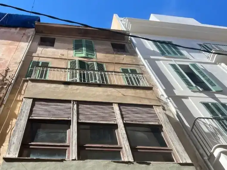 Vista exterior de Casa adosada en venta en  Palma de Mallorca con Balcón