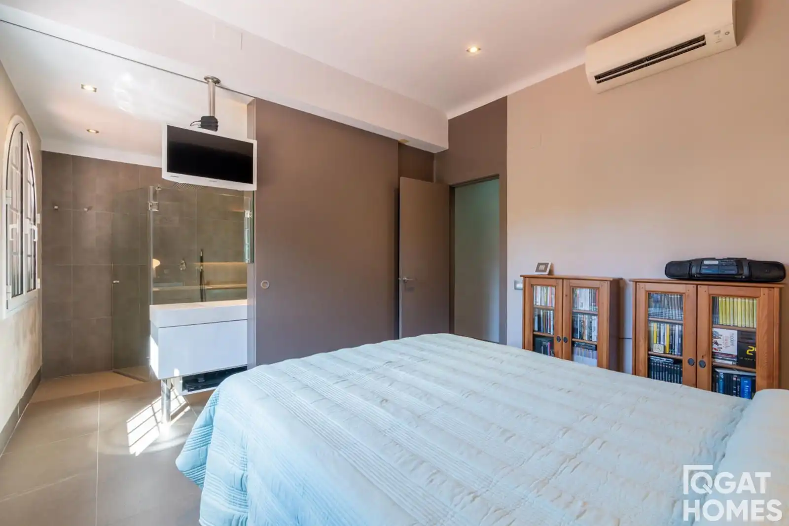Dormitori de Casa o xalet en venda en Sant Cugat del Vallès amb Aire condicionat, Calefacció i Terrassa