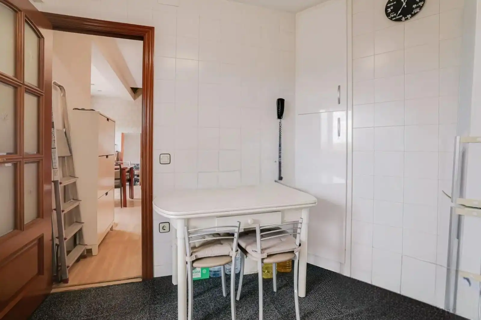 Küche von Maisonette zum Verkauf in L'Hospitalet de Llobregat mit Klimaanlage, Heizung und Parkett