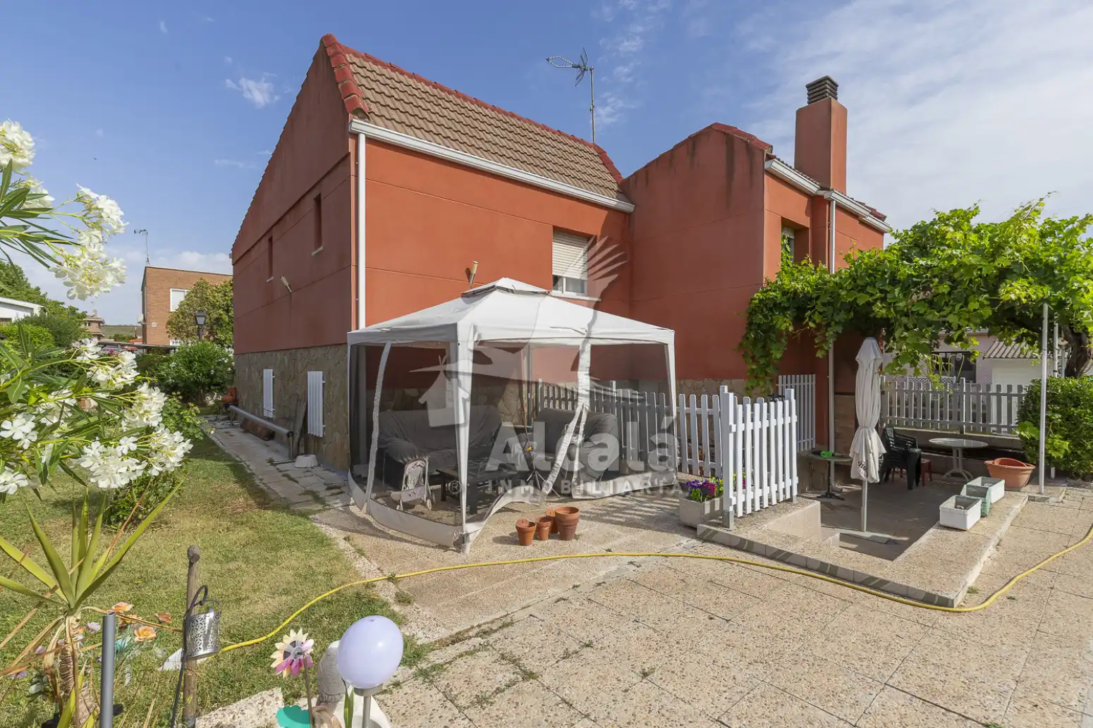 Garden of Houses for sale in Camarma de Esteruelas  with Air Conditioner, Heating and Private garden