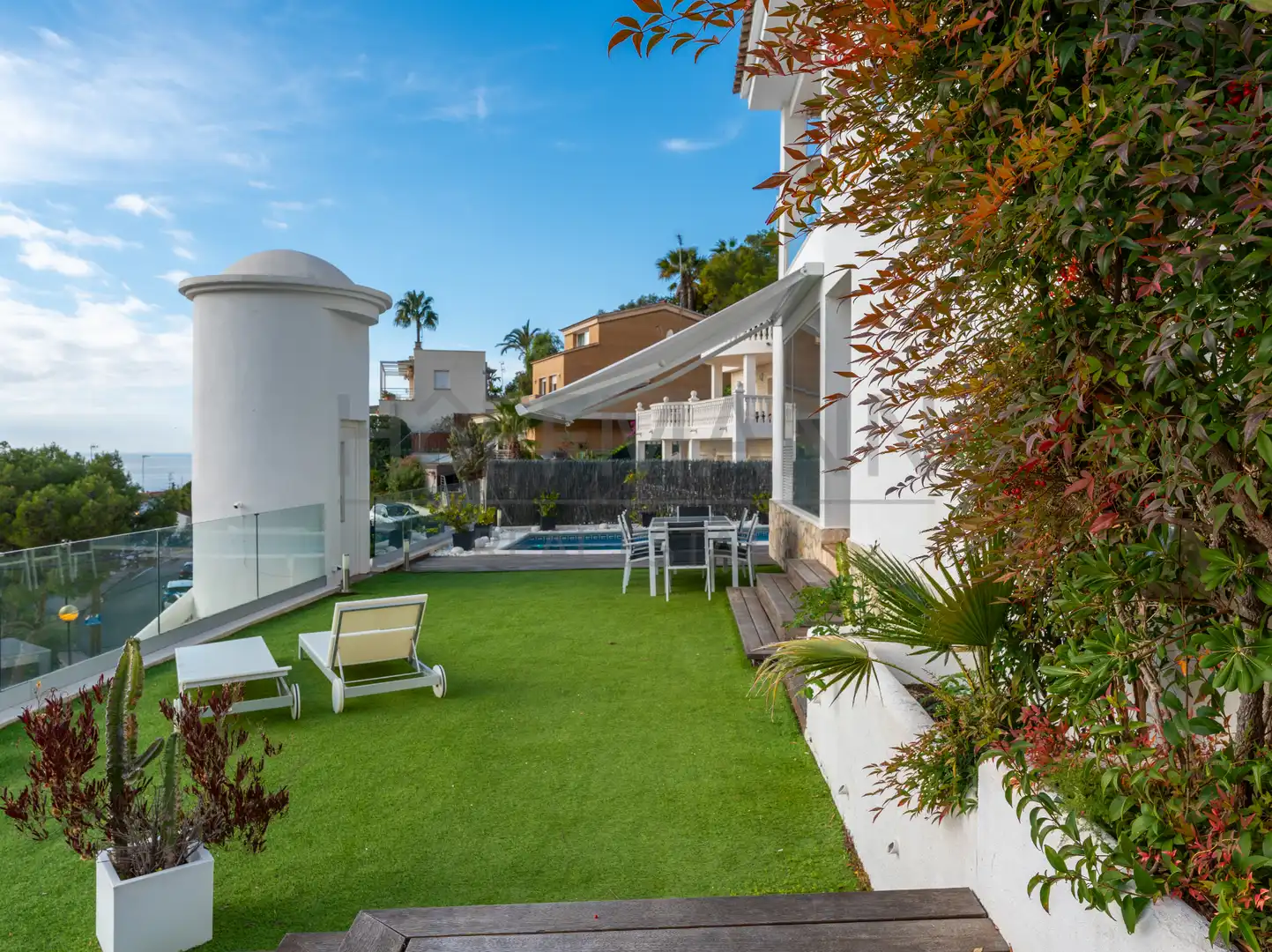 Terraza de Casa o chalet en venta en Sitges con Aire acondicionado, Calefacción y Jardín privado
