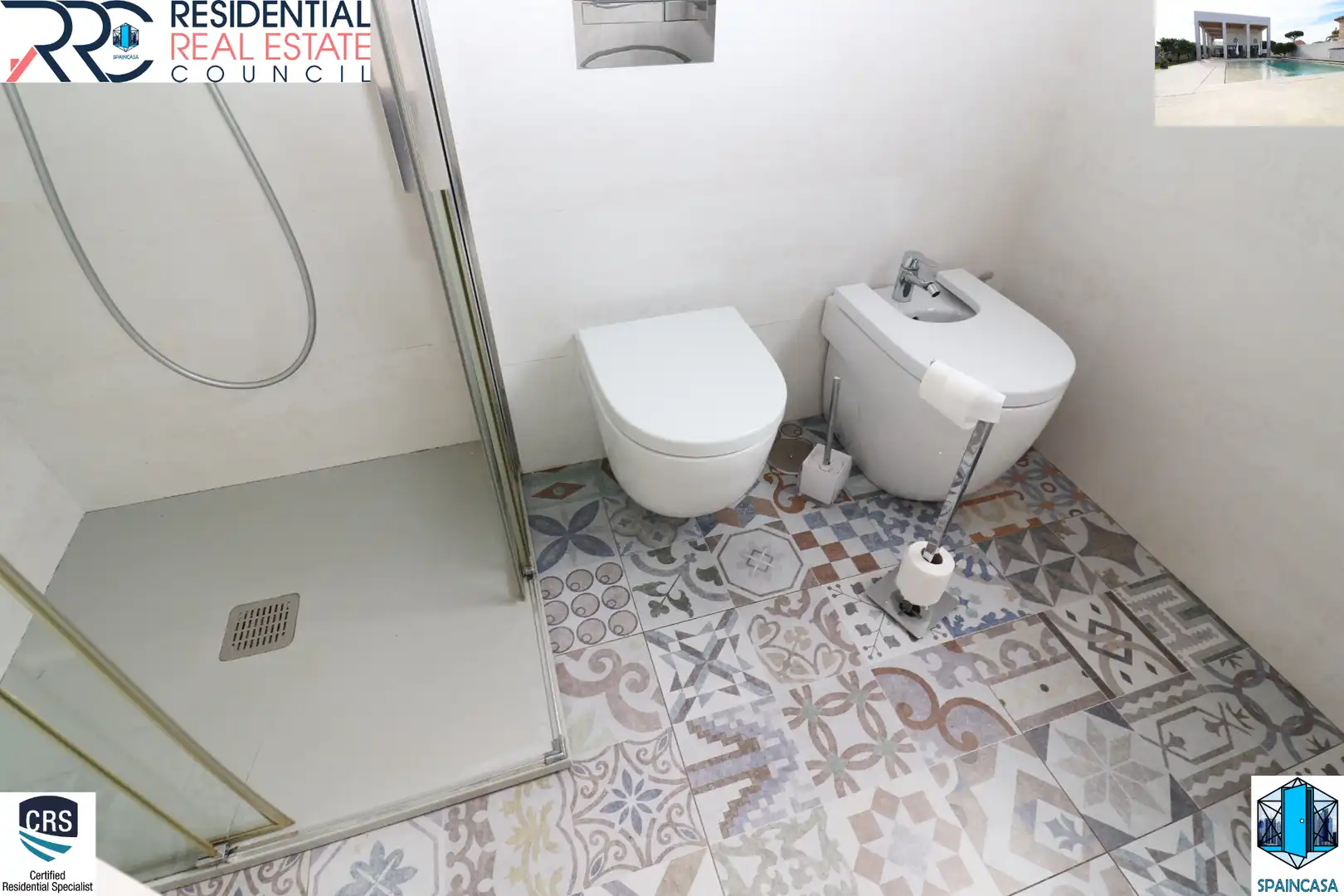 Bany de Casa o xalet en venda en Aljaraque amb Aire condicionat, Traster i Piscina