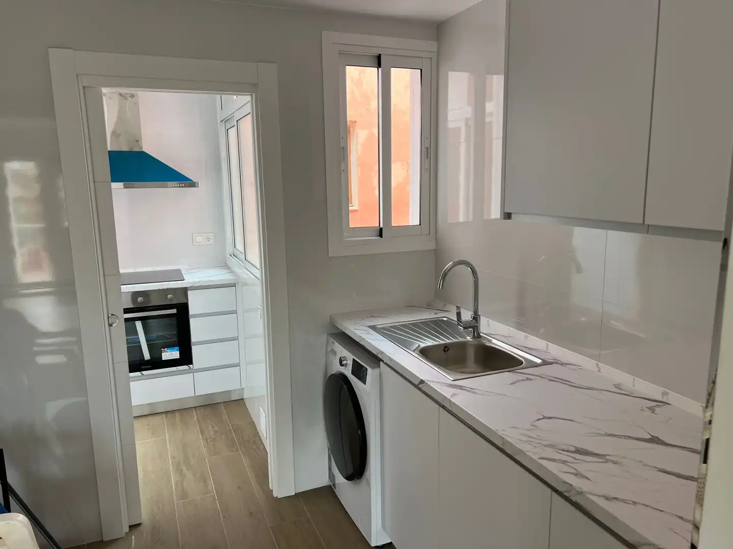 Kitchen of Flat for sale in Roquetas de Mar  with Terrace and Furnished