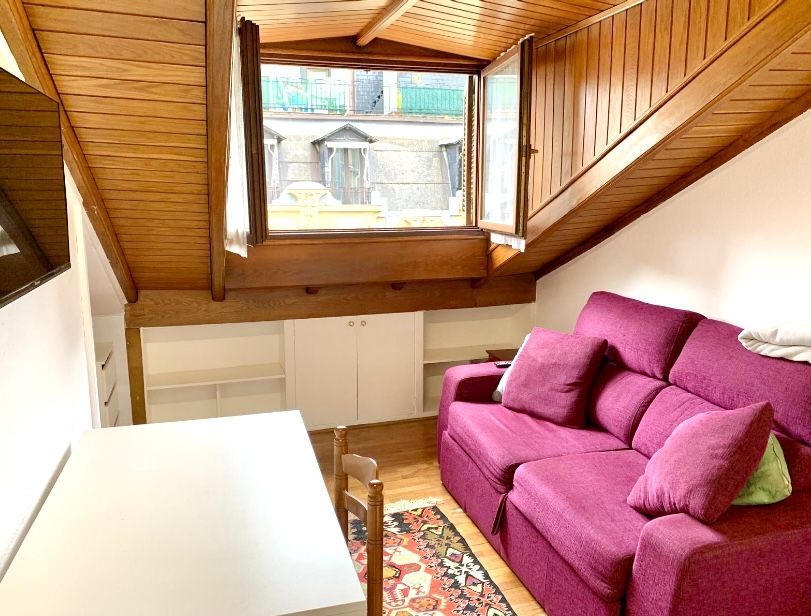 Sala d'estar de Àtic en venda en Donostia - San Sebastián  amb Calefacció