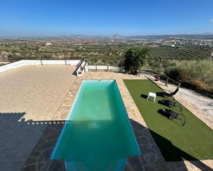 Swimming pool of House or chalet for sale in Antequera  with Air Conditioner, Heating and Private garden