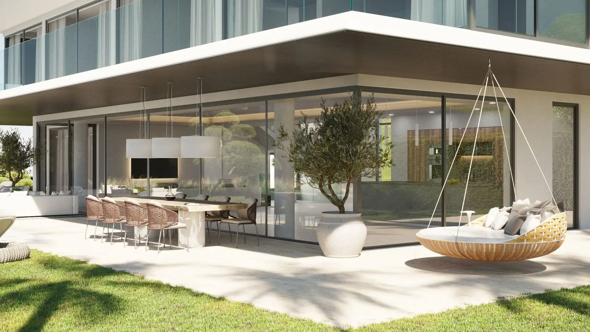 Terraza de Casa o chalet en venta en Marbella con Aire acondicionado, Calefacción y Jardín privado