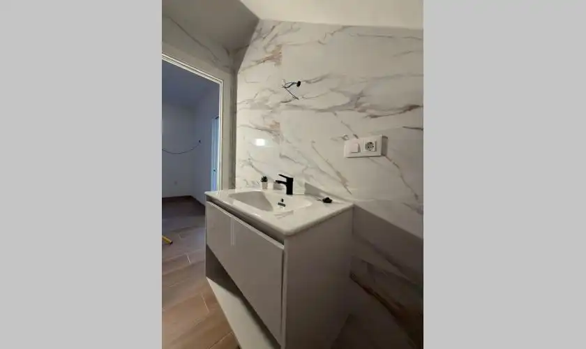 Badezimmer von Wohnung zum Verkauf in Mojácar mit Klimaanlage, Heizung und Terrasse