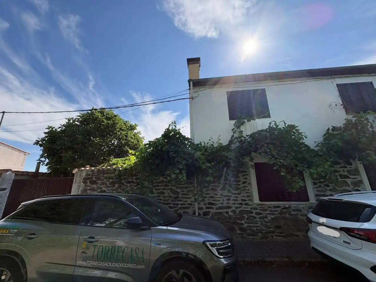 Vista exterior de Casa o xalet en venda en Ciudad Rodrigo amb Calefacció, Jardí privat i Terrassa
