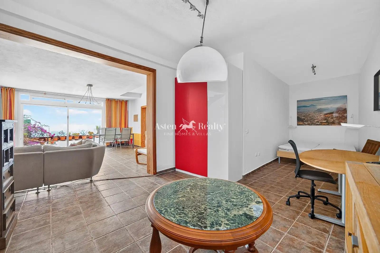Sala de estar de Casa adosada en venta en La Orotava con Terraza y Amueblado