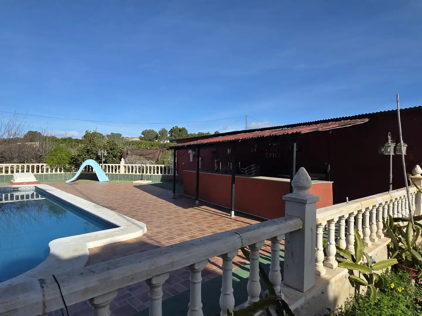 Piscina de Finca rústica en venda en Orihuela amb Aire condicionat, Jardí privat i Terrassa