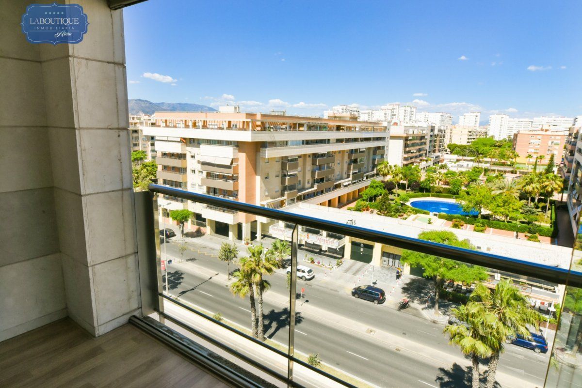 Exterior view of Flat for sale in Málaga Capital  with Air Conditioner, Heating and Terrace
