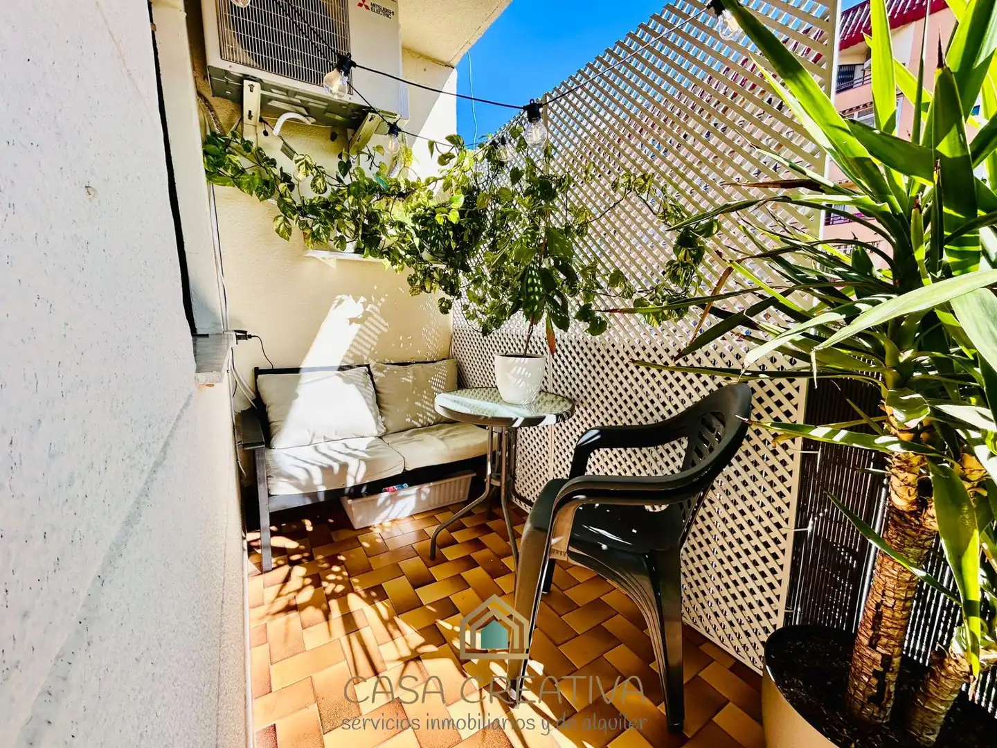 Terrasse von Wohnung zum Verkauf in Gandia mit Privatgarten, Terrasse und Möbliert