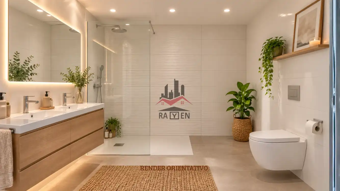 Baño de Dúplex en venta en Figueres con Calefacción