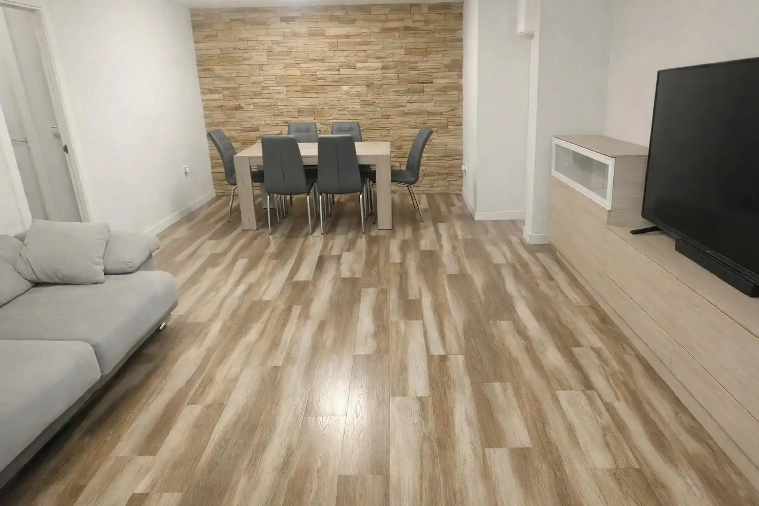 Dining room of Flat for sale in Valencia  with Air Conditioner and Parquet flooring