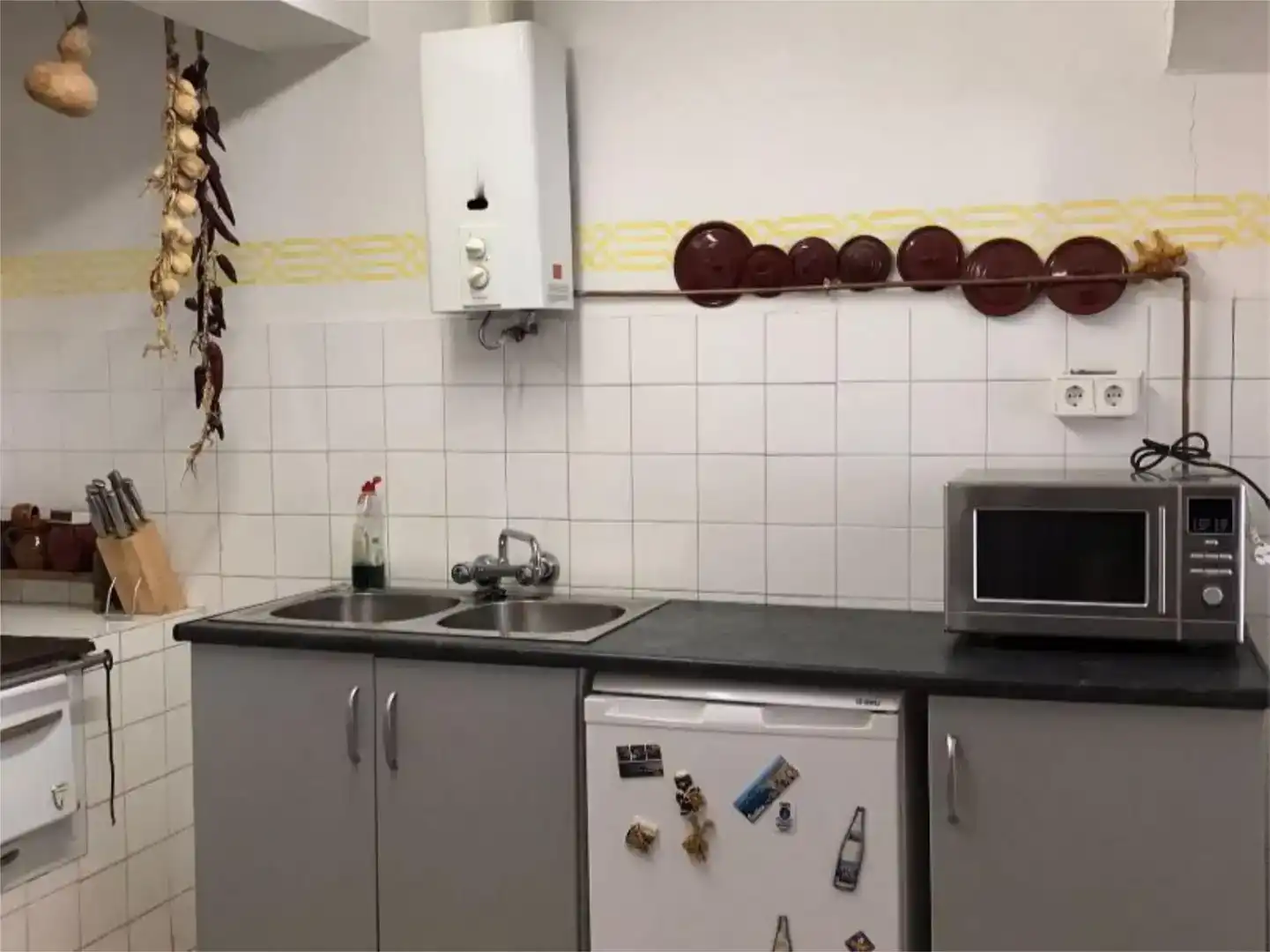 Cuina de Casa adosada en venda en Fuentepinilla amb Moblat i Balcó
