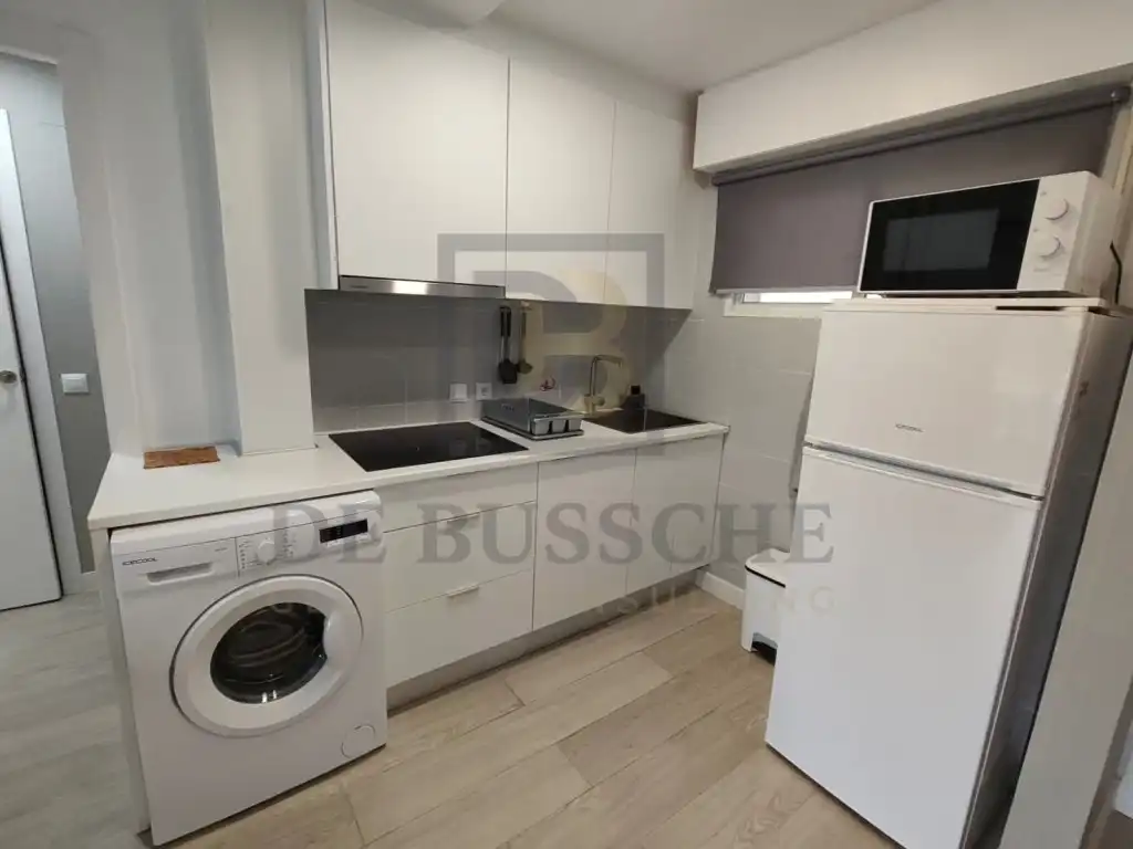 Cocina de Apartamento en venta en Pilar de la Horadada con Aire acondicionado, Piscina y Amueblado