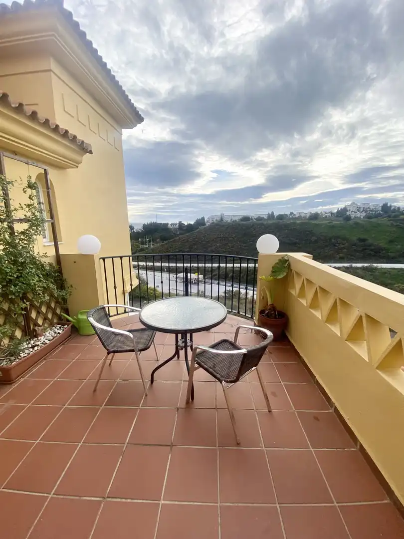 Terrassa de Apartament en venda en Mijas amb Aire condicionat, Terrassa i Piscina