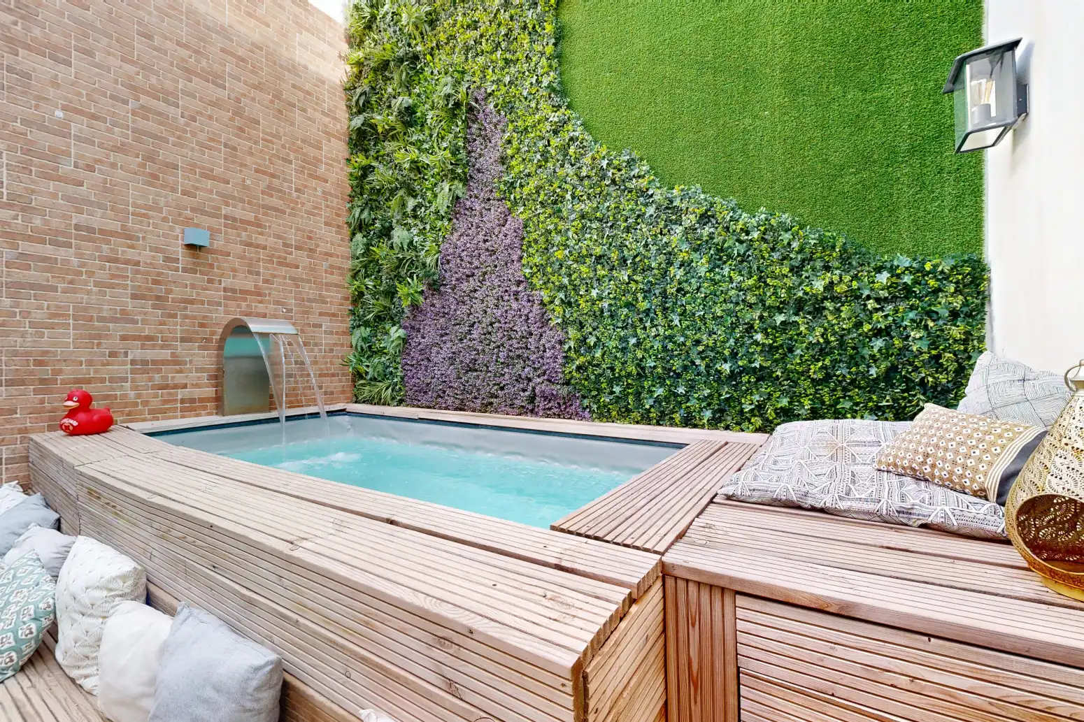 Swimming pool of Houses for sale in Cartagena  with Air Conditioner, Parquet flooring and Terrace