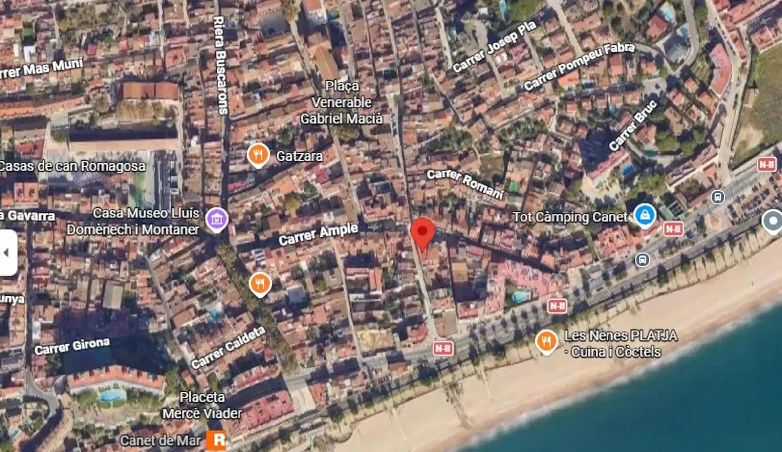 Vista exterior de Piso en venta en Canet de Mar