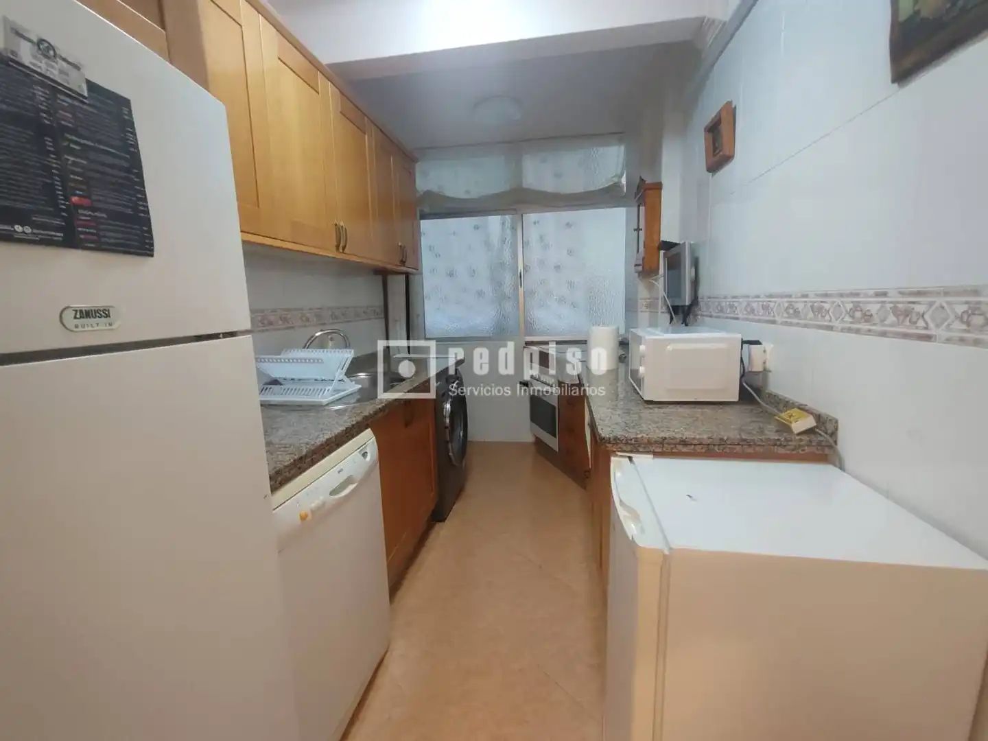 Küche von Wohnung zur Miete in Málaga mit Klimaanlage, Heizung und Möbliert