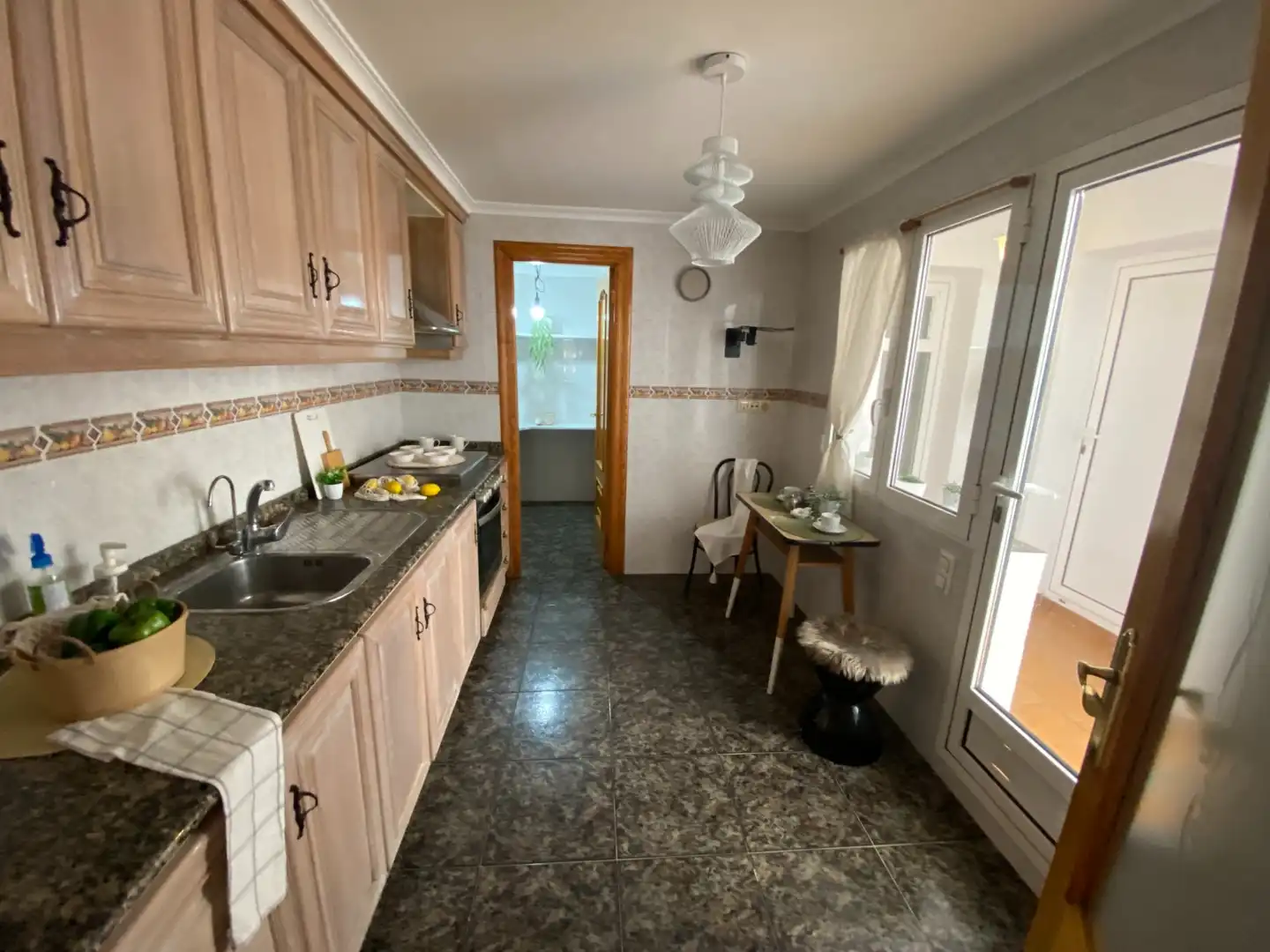 Cocina de Casa o chalet en venta en Sax con Aire acondicionado, Calefacción y Horno