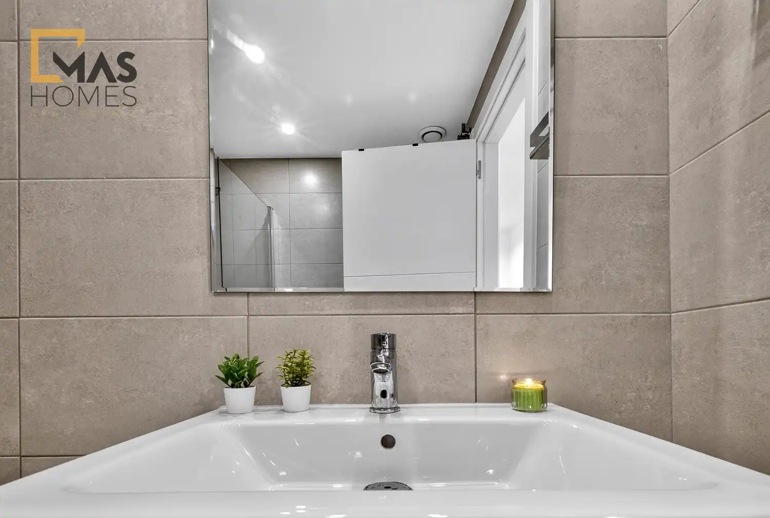 Badezimmer von Maisonette zum Verkauf in Sabadell mit Klimaanlage, Heizung und Parkett