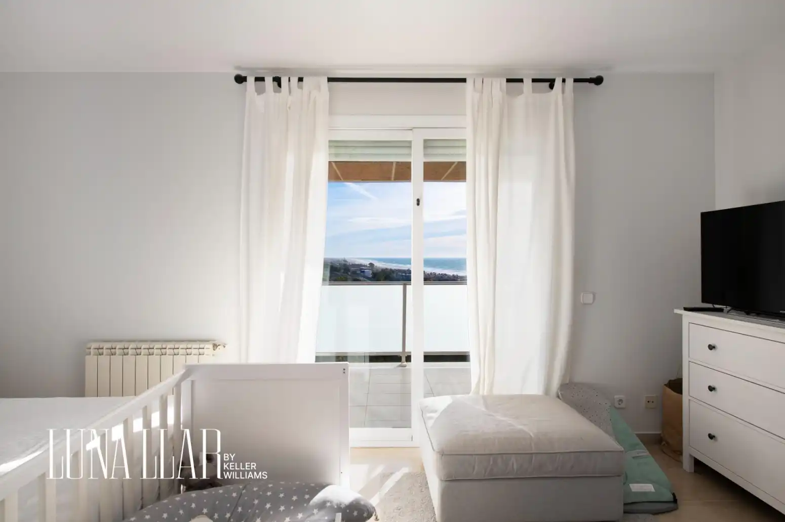 Bedroom of Attic for sale in Sitges  with Air Conditioner and Terrace