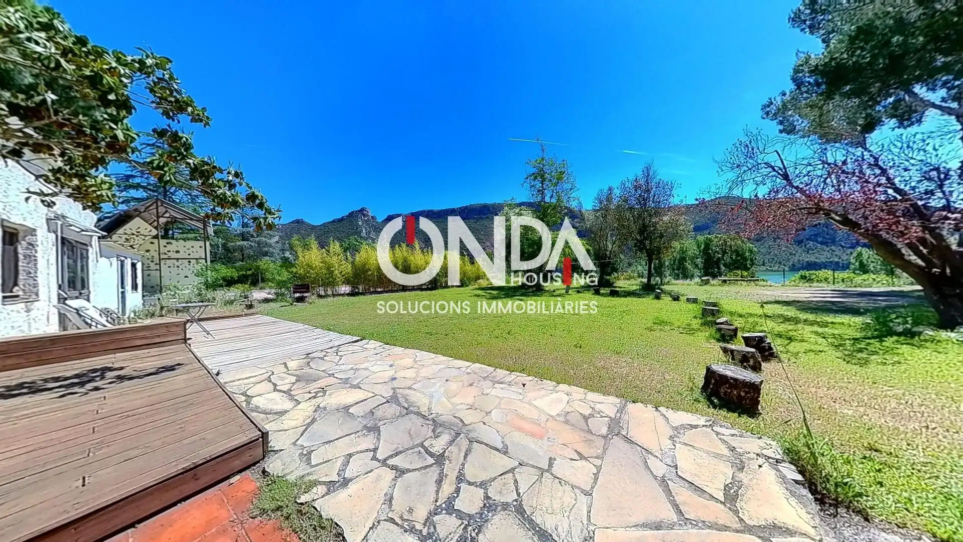 Garden of Houses for sale in Camarasa  with Heating, Private garden and Parquet flooring