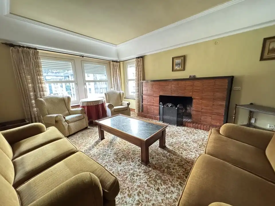 Sala de estar de Piso en venta en Bergara con Calefacción, Terraza y Amueblado