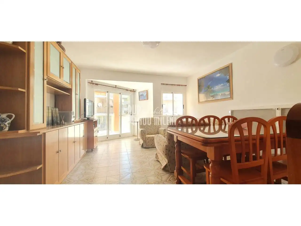 Living room of Apartments for rent in Valencia  with Air Conditioner, Heating and Terrace