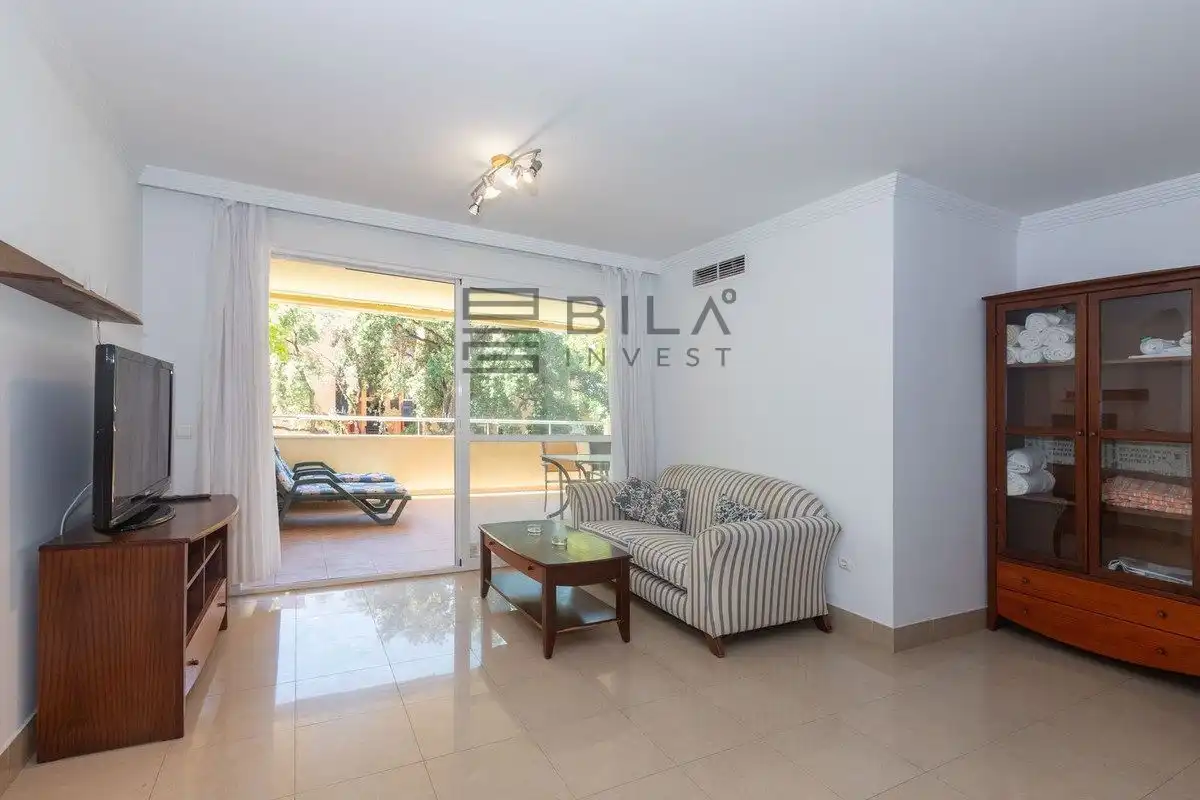 Exterior view of Flat for sale in Marbella  with Air Conditioner, Terrace and Swimming Pool