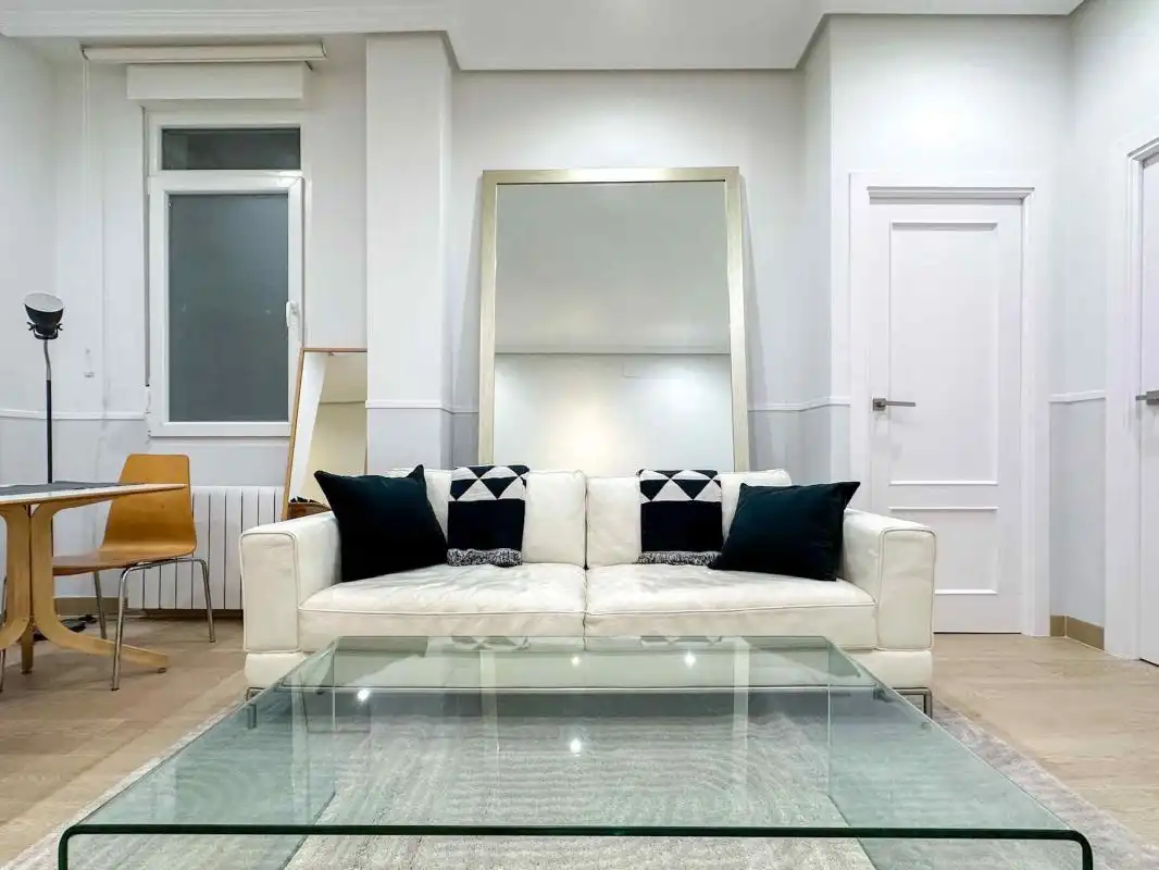 Sala de estar de Planta baja de alquiler en Madrid con Calefacción y Amueblado