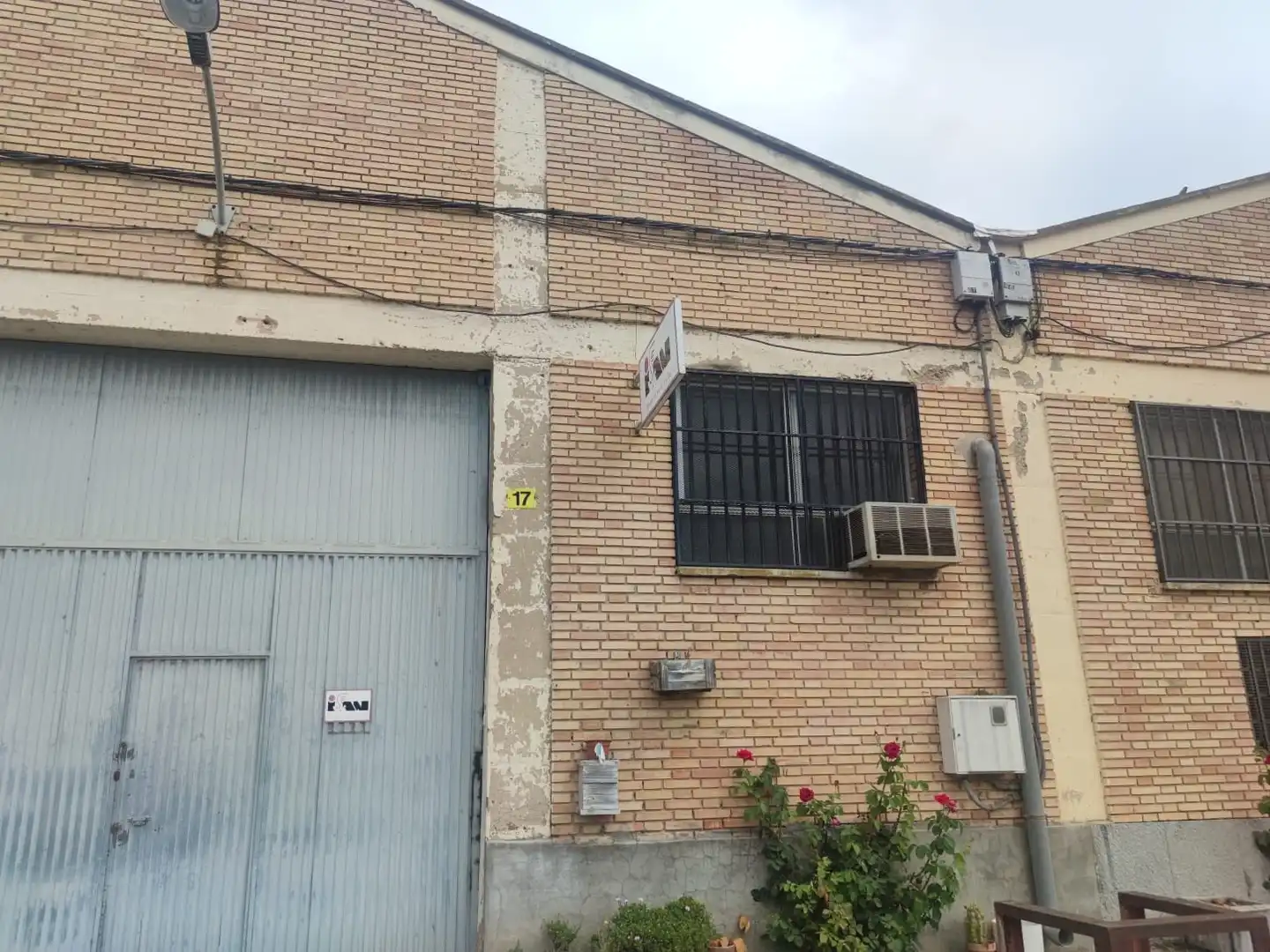 Exterior view of Industrial buildings for sale in  Logroño