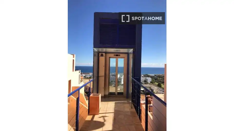 Vista exterior de Estudi per a compartir en Mojácar amb Aire condicionat i Terrassa