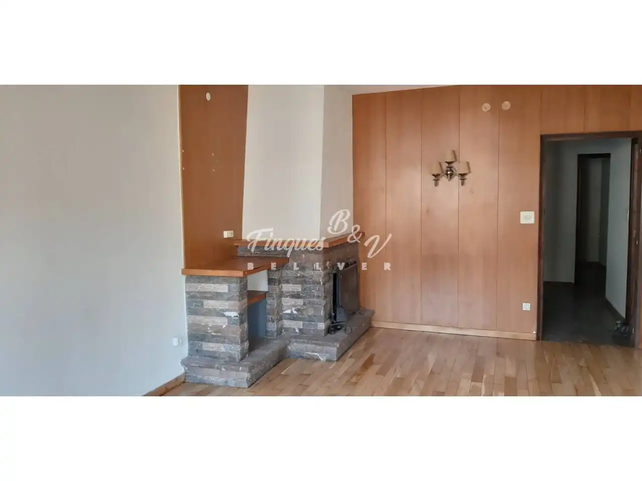 Sala de estar de Piso de alquiler en Puigcerdà con Calefacción, Terraza y Trastero