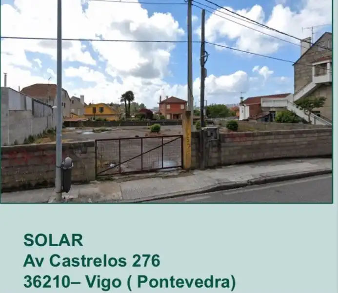 Wohnbaugrundstück zum Verkauf in Avenida de Castrelos