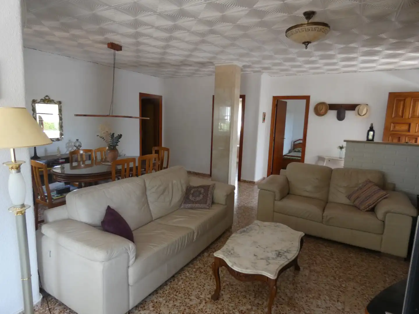 Sala de estar de Casa o chalet en venta en Godelleta con Aire acondicionado, Jardín privado y Terraza