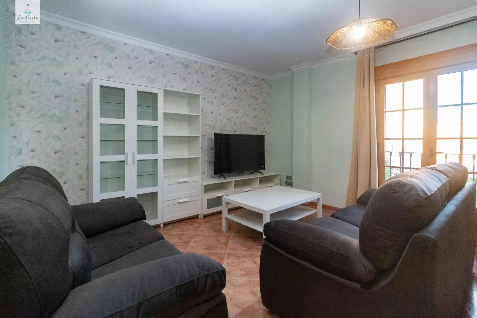 Living room of Flat for rent in Archidona  with Furnished and Balcony